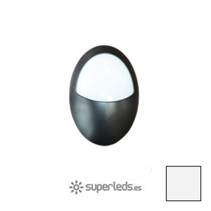 Imagen de Downlight LED Superficie Oval Diseño Negro 12W Blanco Natural
